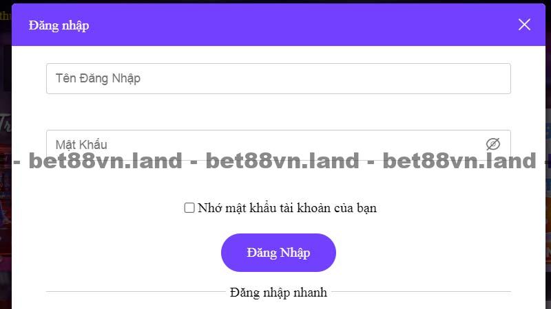 Đăng nhập bet88